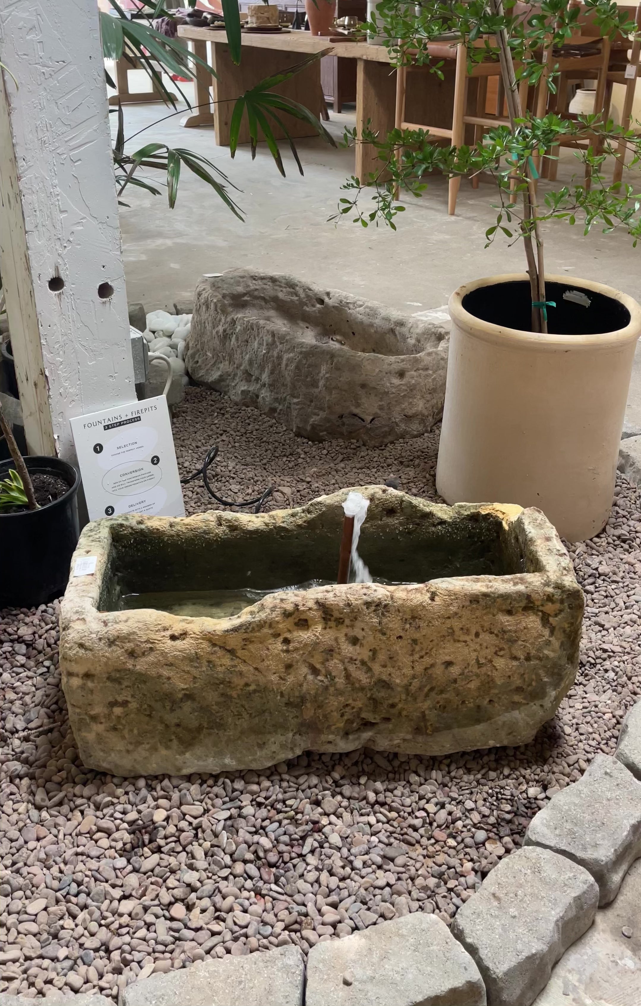Load video: Limestone Fountain II