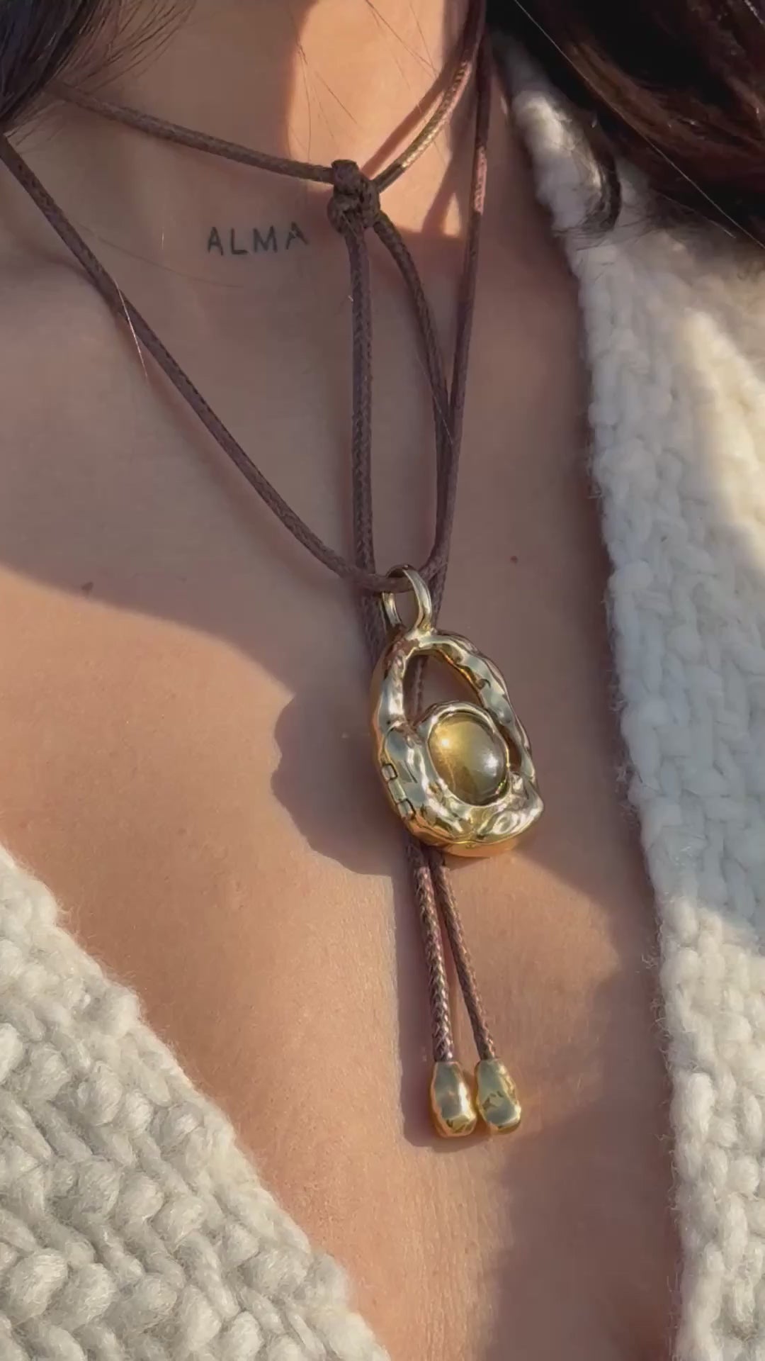 Load video: Ibiza Locket Necklace